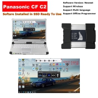 Super BMW ICOM NEXT A+B+C With Wifi Function & Laptop Panasonic CF-C2 Toughbook I5 4G Installed V2024.03 BMW ICOM Next Software 1TB SSD Can Ready To Use