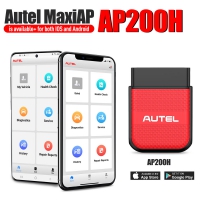 AUTEL MaxiAP AP200H OBD2 Code Reader Scanner for All Vehicles Supports Android/IOS MaxiAP AP200H With Wireless And Bluetooth Download free software for vehicle brand