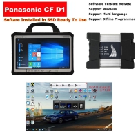 Super BMW ICOM Next A+B+C Wifi With Panasonic ToughBook CF-D1 Touch Screen Tablet I5 4G Well Installed V2024.03 BMW Rheingold ISTA-D 4.46.21 ISTA-P 3.72.03+3.66 Dual Data Software Ready To Use