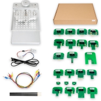 Aluminum BDM Frame With LED With 4 Probes and Mesh + 22pcs BDM Probe Adapters Full Set for KESS Dimsport KTAG