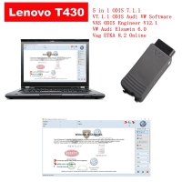Audi VW ODIS Interface VAS 5054a With Lenovo T430 Laptop Installed V7.1.1 ODIS Download Software Ready To Use