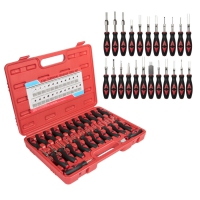 23PCS Universal Terminal Connector Release Tool Kit 23 in 1 Electrical Connector Removal Tool Remove barbed terminals from terminal blocks