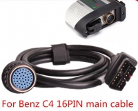 MB Star C4 OBDII 16Pin Cable MB SD C4 Star Diagnosis 16pin Main Cable SD Connect C4 OBD2 16PIN Main Cable work with Benz MB SD Connect C4 Multiplexer Mercedes